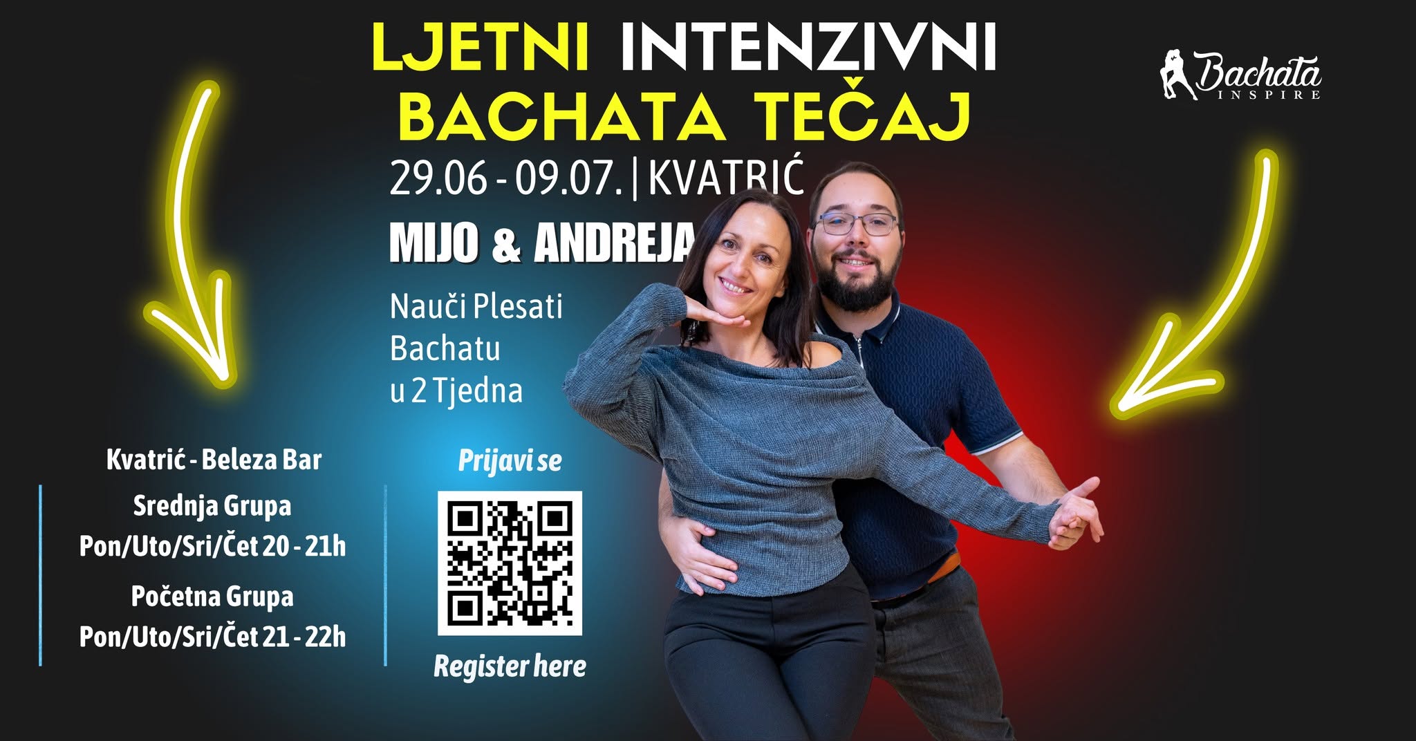 Bachata Ljetni Tecaj